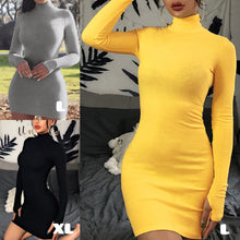 Load image into Gallery viewer, Bodycon Dress w/Sleeves
