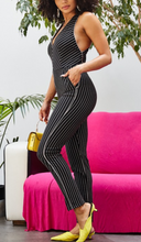 Load image into Gallery viewer, Black Twist Back Jumpsuit
