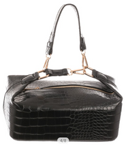 Load image into Gallery viewer, Rectangle Faux Alligator Purse
