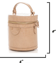 Load image into Gallery viewer, Faux Alligator Bucket Crossbody
